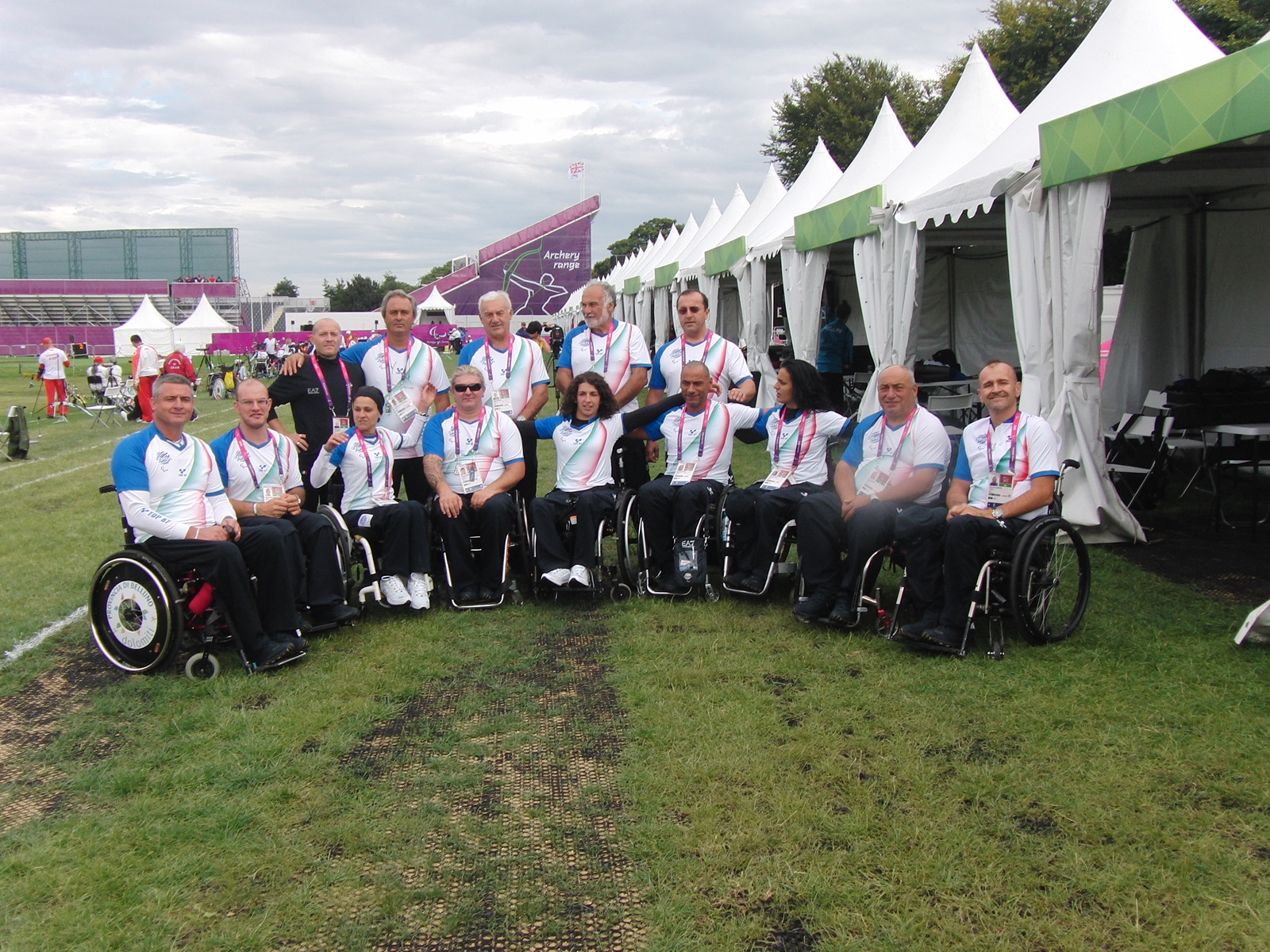 Italian Para Archery team